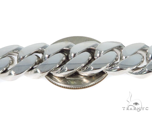 14k Cuban Gold Bracelet 49061 - Image 2