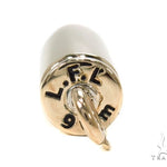 14k Gold Bullet Pendant-39983 - Image 5