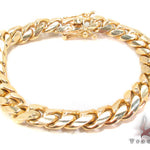 14k Yellow Gold Miami Cuban Bracelet 9.5 inches 11.5mm   34627 - Image 1
