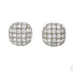 14k Gold Diamond Cluster Earrings 64839
