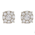 14k Gold Diamond Stud Earrings 64902
