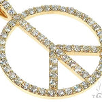 14k Gold Peace and Love Pendant Set 66336 - Image 4