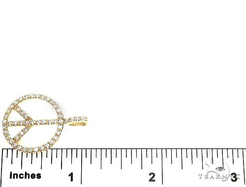 14k Gold Peace and Love Small Pendant Set 66337 - Image 7