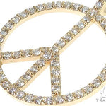 14k Gold Peace and Love Small Pendant Set 66338 - Image 4