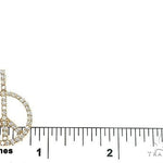 14k Gold Peace and Love Small Pendant Set 66338 - Image 6