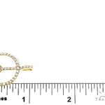 14k Gold Peace and Love Small Pendant Set 66338 - Image 7