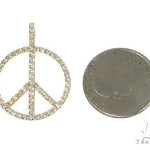 14k Gold Peace and Love Pendant Set 66339 - Image 5