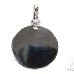 14k Gold Prong Diamond Initial P Pendant-39988 - Image 4