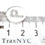 14k Gold Prong Diamond Initial P Pendant-39988 - Image 7