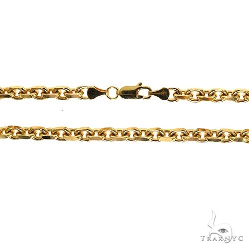 Gちゃん様 14kgf 14k Gold Solid Cable link 4.5mm 22 inches 68152 | TraxNYC