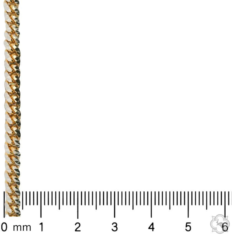 14K Gold miami cuban chain, 4 mm, photo 6 of 6