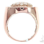 14k Rose Gold Diamond Dome Men's Ring 65085 - Image 6