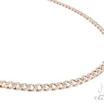 14k Rose Gold Diamond Miami Cuban Link Chain 65094 - Image 2