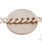 14k Rose Gold Diamond Miami Cuban Link Chain 65094 - Image 3