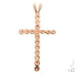 14k Gold Round Cut Cross 4 65153 - Image 3