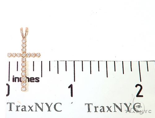 14k Gold Round Cut Cross 4 65153 - Image 6