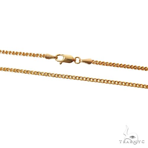 14K Gold franco chain, 2 mm, photo 3 of 4