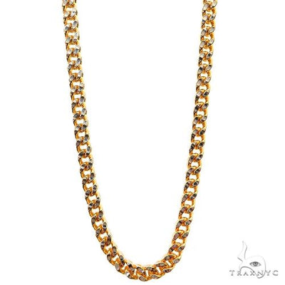 14k Two-Tone Semi-Solid Franco Link Chain 2mm 24 Inches 69934 - Image 1
