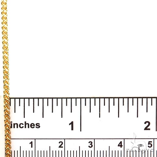 14k Two-Tone Semi-Solid Franco Link Chain 2mm 24 Inches 69934 - Image 4