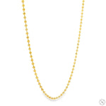 14k Solid Yellow Gold Moon Cut Chain 20 Inches 1.9mm   48481 - Image 1