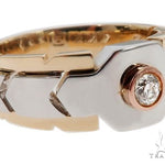 14k Three Tone Gold Diamond Ring 64662 - Image 2