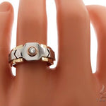 14k Three Tone Gold Diamond Ring 64662 - Image 8