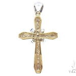 14k Two Tone Designer DX Cross 65488 - Image 3
