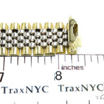 14k Gold Diamond Maple Leaf Bracelet-40034 - Image 11