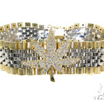 14k Gold Diamond Maple Leaf Bracelet-40034 - Image 1