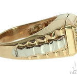 14k Two Tone Gold Men's Diamond Ring 64664 - Image 3