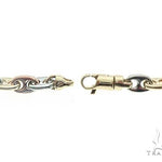 14k Three Tone Gold Solid Anchor Link Chain 66222 - Image 4