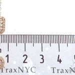 14k Two Tone Rose and White Gold Diamond Chain 64967 - Image 11