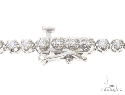 14k Two Tone Rose and White Gold Diamond Chain 64967 - Image 9