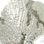 14k White Gold Spartan Mask Diamond Ring 65078 - Image 4