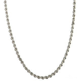 14K White Gold Solid Rope Chain 2mm 68792