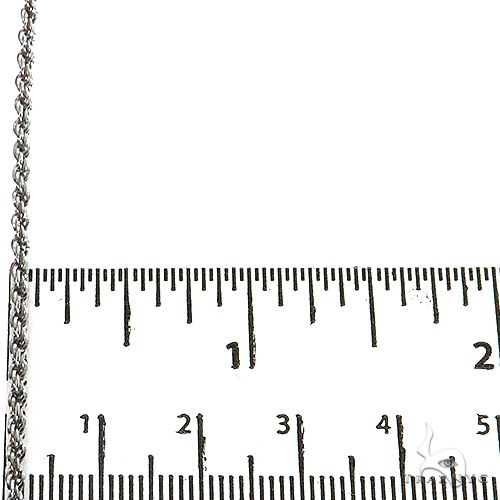 14k White gold Solid Rope Link Chain 2mm 26 inches 68792 - Image 5