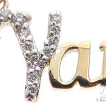 14k YG Custom 'Yarine' Name Pendant 65105 - Image 4