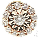 14k Gold Diamond Stud Earrings 64822 - Image 6