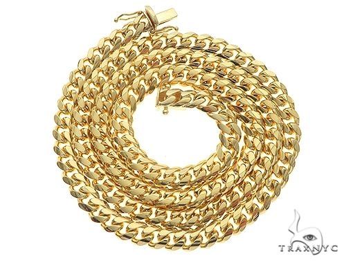 14k Yellow Gold Solid Miami Cuban 4.1mm 22 inches 33 grams 68201 - Image 4