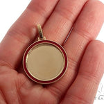 14k Yellow Gold 1 Inch Customizable Photo Pendant 65045 - Image 4