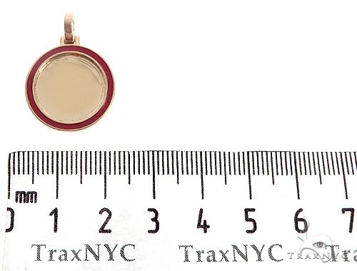 14k Yellow Gold 20mm Customizable Photo Pendant 65044 - Image 5