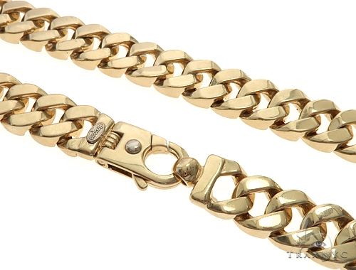 14k Yellow Gold Braccio Chain 65019 - Image 2