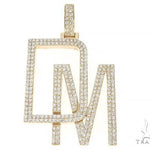 14k Yellow Gold Custom Made DM Pendant 65420 - Image 1