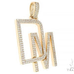 14k Yellow Gold Custom Made DM Pendant 65420 - Image 2