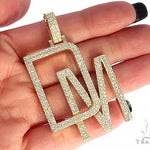 14k Yellow Gold Custom Made DM Pendant 65420 - Image 5