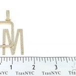 14k Yellow Gold Custom Made DM Pendant 65420 - Image 6