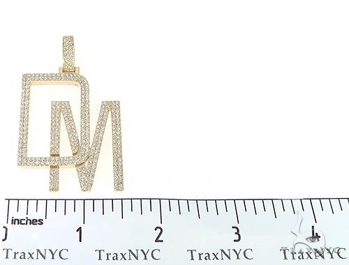 14k Yellow Gold Custom Made DM Pendant 65420 - Image 6