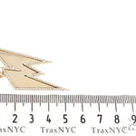 14k Yellow Gold Custom Made 'M' Pendant 65055 - Image 7