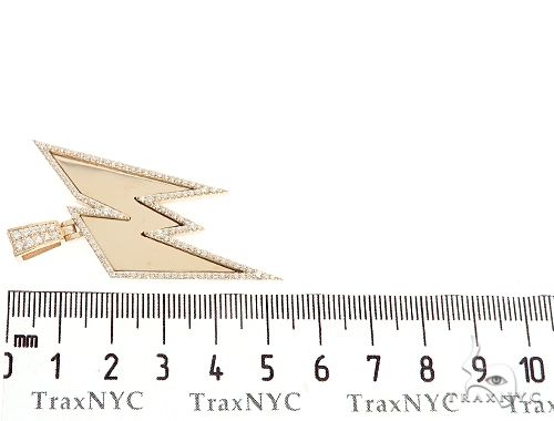 14k Yellow Gold Custom Made 'M' Pendant 65055 - Image 7