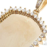 14k Yellow Gold Customizable Dog Tag Pendant 64644 - Image 4